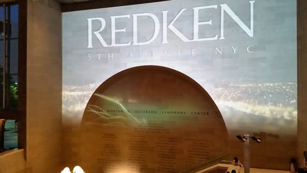 20150811_203705 Projection Mapping Redken Display