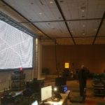 Audio visual control center for Dallas event